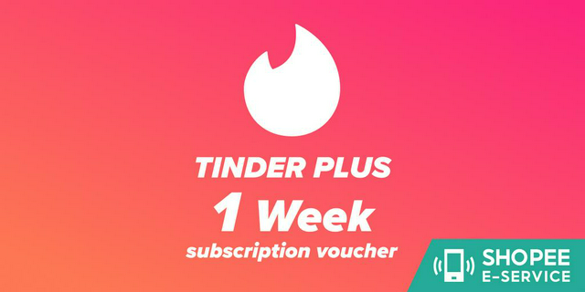 [EVoucher] Tinder : ทินเดอร์พลัส - Plus 1 Week [Android Only]