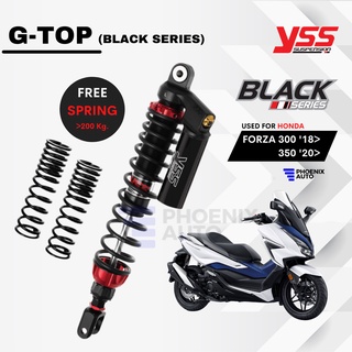 โช้คอัพ YSS Smooth (G-TOP) สำหรับ HONDA FORZA 300/350 ปี 2018-ปัจจุบัน