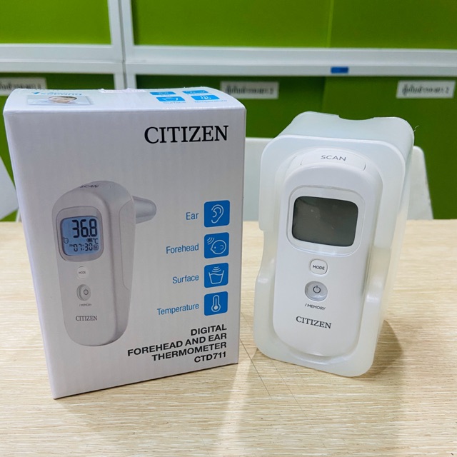 CITIZEN DIGITAL FOREHEAD AND EAR THERMOMETER CTD711