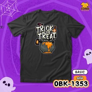 เสื้อยืด Halloween ฮาโลวีน รหัส 1353-1355 (เสื้อดำ)