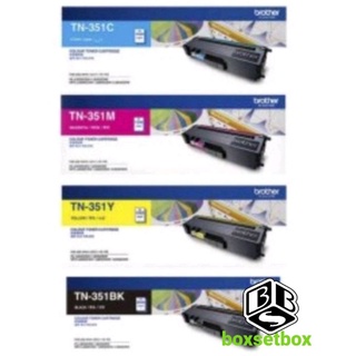 Brother TN 351 BK,C,M,Y Toner Cartridge ของแท้ออกใบกำกับภาษีได้