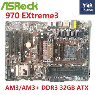 Asrock 970 Extreme 3 Original Amd 970 Am 3 Am 3 + Ddr 3 Sata 3 Usb 3 . 0 อะแดปเตอร์เชื่อมต่อข้อมูล