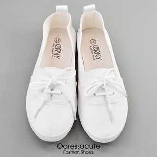 ❤️ OY90 ❤️ ORNY(ออร์นี่) รองเท้าผ้าใบหุ้มส้น แฟชั่นผู้หญิง