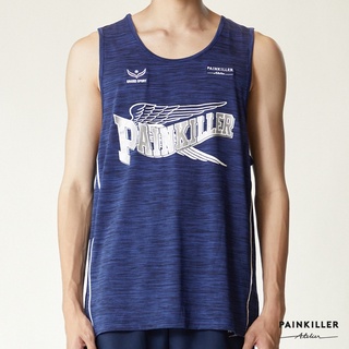 PAINKILLER เพนคิลเลอร์ เสื้อวิ่ง เสื้อแขนกุด เสื้อผ้ากีฬา / PK x GRAND SPORT RUNNING SINGLET / รุ่น 621-043