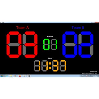 โปรแกรมป้ายสกอร์บอร์ด (Score Board)