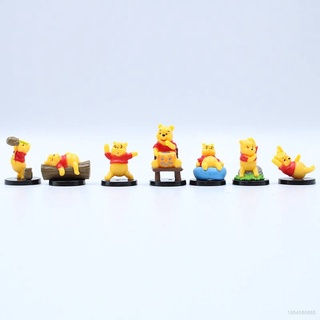 Hobby 7 in 1 winnie the pooh ชุดฟิกเกอร์ / ท็อปเปอร์เค้ก