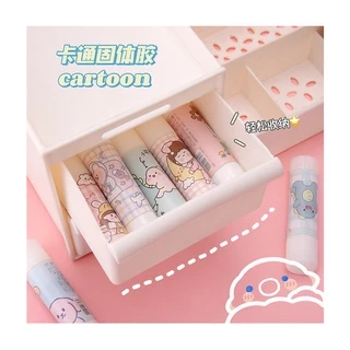 กาวแท่ง การ์ตูน กาวติดกระดาษ ไม่อันตราย กาวDIYน่ารัก