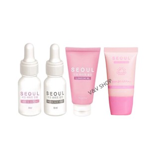 Seoul White Serum เซรั่มโซล/ กันแดด /โฟมล้างหน้า (ราคาต่อชิ้น)