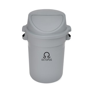 MW-08S ถังขยะใหญ่ ฝาเปิดปิด 80 ลิตร Octopus MW-08S Large Waste Bin with Lid 80 Liters Octopus