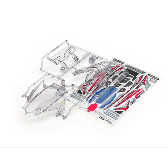 Tamiya 95490 DCR-02 Light Smoke Body Set