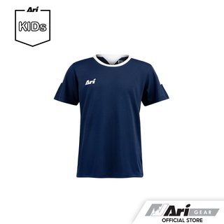 ARI KIDS VICTORY TEAMWEAR JERSEY - DARK NAVY/DARK NAVY/WHITE เสื้อฟุตบอลเด็ก อาริ วิคตอรี่ สีกรมท่า