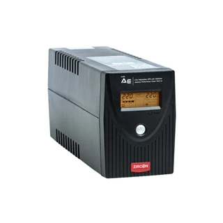 ZIRCON AE 1000VA/550W Line Interactive UPS เครื่องสำรองไฟ เหมาะสำหรับโฮมออฟฟิศ รองรับอุปกรณ์ได้หลากหลาย