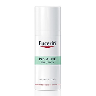 EUCERIN PRO ACNE SOLUTION A.I. MATT FLUID 50ML มอยส์เจอไรเซอร์ลดรอยสิว สิวอุดตัน คุมมันถึง 8 ชม.