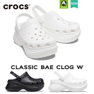 รองเท้า crocs แท้  Crocs Classic Bae Clog  crocs แท้  100% ใหม่เสื้อท็อปนาฬิกาข้อมือคลาสสิกสําหรับผู้หญิง