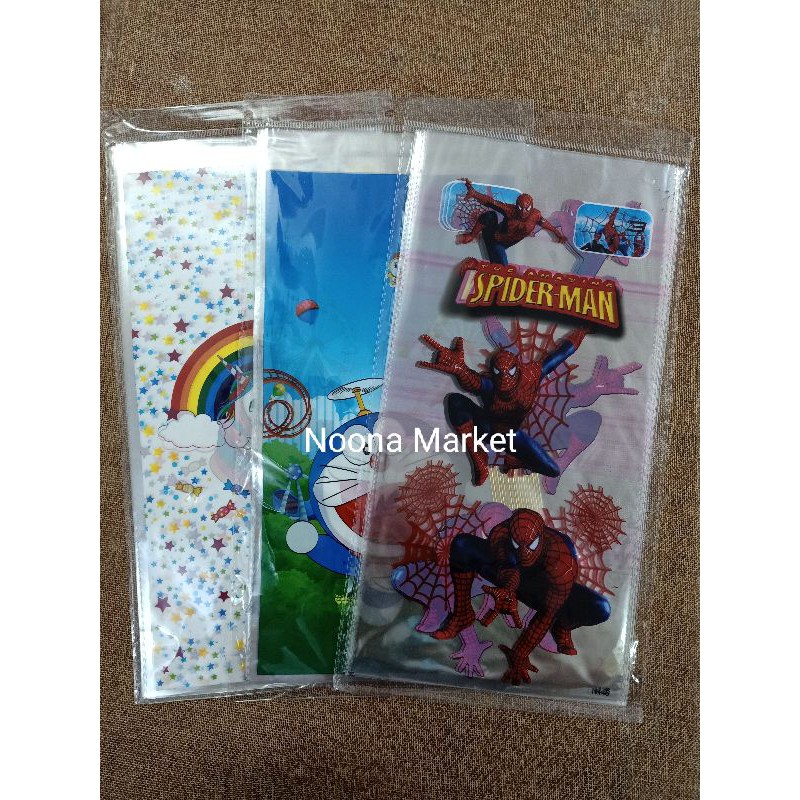 19.5 x 40 Character Birthday Plastic / Character Snack Plastic / Character OPP