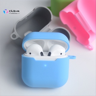 เคสหูฟังบลูทูธไร้สาย ซิลิโคนนิ่ม กันฝุ่น สําหรับ Airpods Pro 4