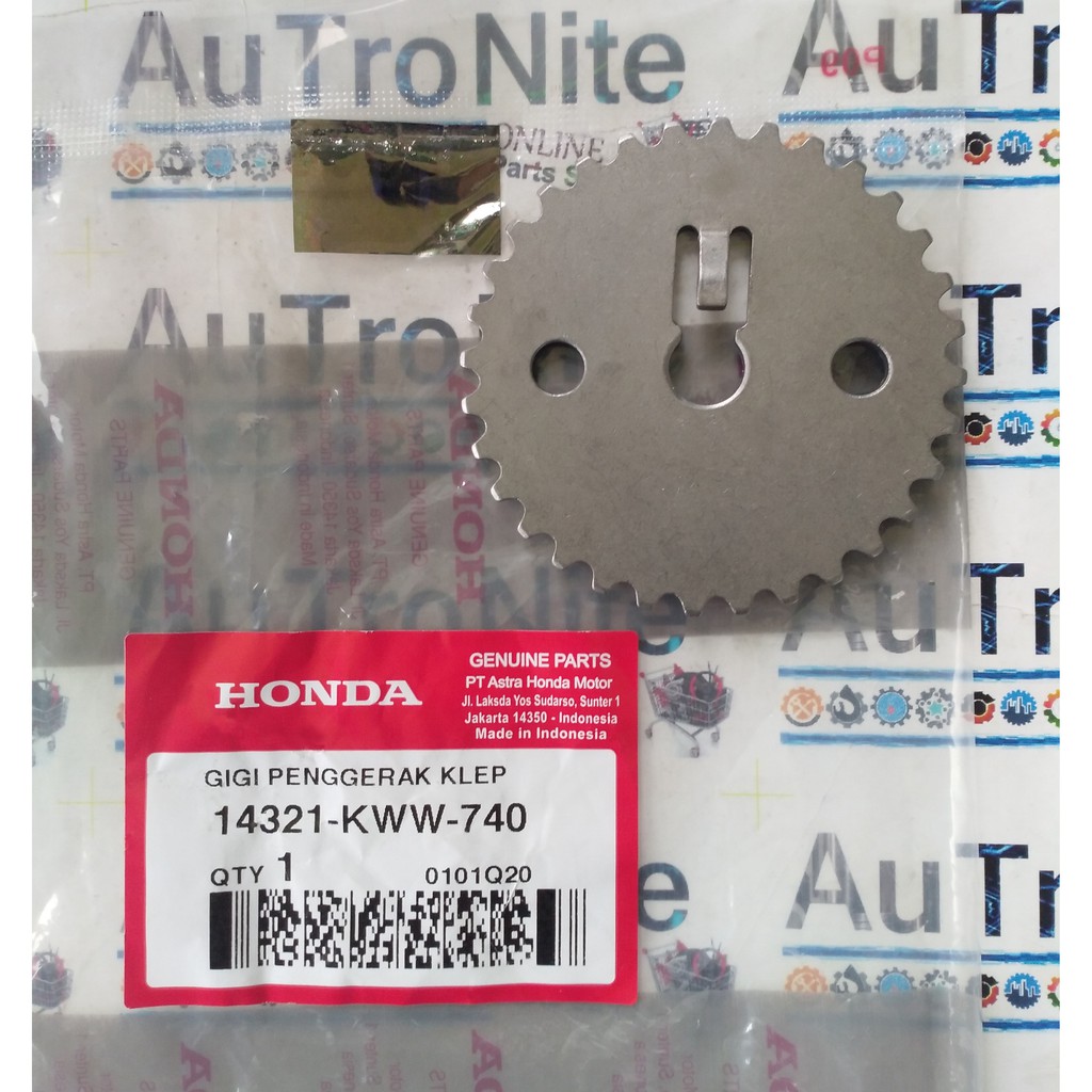 SPROCKET CAM 32 T วาล์วเกียร์ 14321-KWW-740 Honda Blade Absolute Revo 110 คาร์บูเรเตอร์ FI 14321KWW7