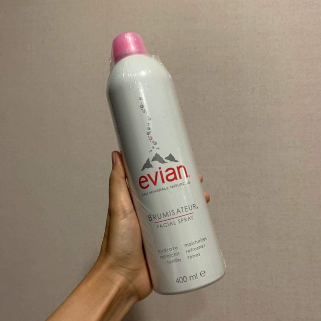 สเปรน้ำแร่ evian ขนาด 400 ml **คุ้มมาก**