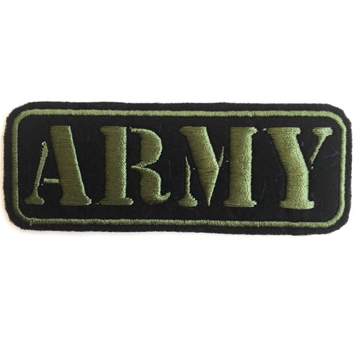 อาร์มรีดติดเสื้อผ้า ปักลาย ARMY ตัวรีดติดผ้า ปักลาย ARMY