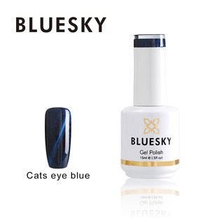 สีเจล แคทอายBluesky gel polish cat eye blue