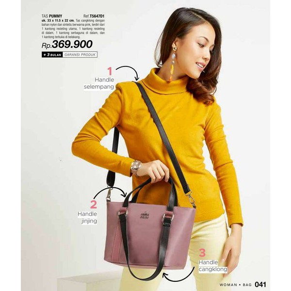 Sophie MARTIN PUMMY T5647D1 กระเป๋าหนังพรีเมี่ยม นําเข้า MEMBER SO2021