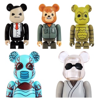 (ของแท้) Be@rbrick 100% Universal Studios Monsters 2003 ชุด 5 ตัว (Bearbrick)