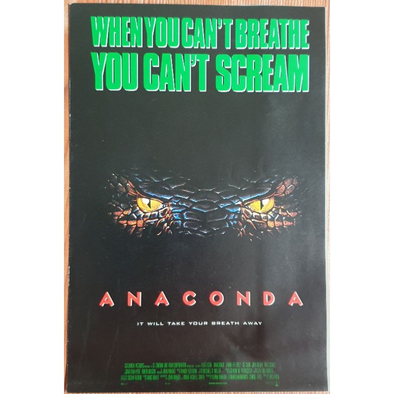 แฮนด์บิล ภาพยนต์ เรื่อง Anaconda