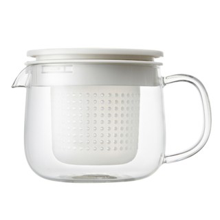 MUJI กาน้ำชาแก้ว ทนความร้อน มูจิ พร้อมที่กรองชา และฝาถอดได้ ขนาดเล็ก 670 มิลลิลิตร 15.0 x 11.5 x 10.0 เซนติเมตร / MUJI -