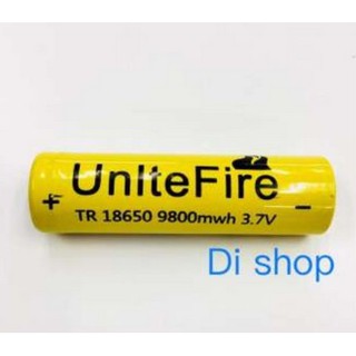 Di Shop ถ่านชาร์จ 18650 UnlteFire 9800mAh 18650 Rechargeable Lithium Li-ion Battery