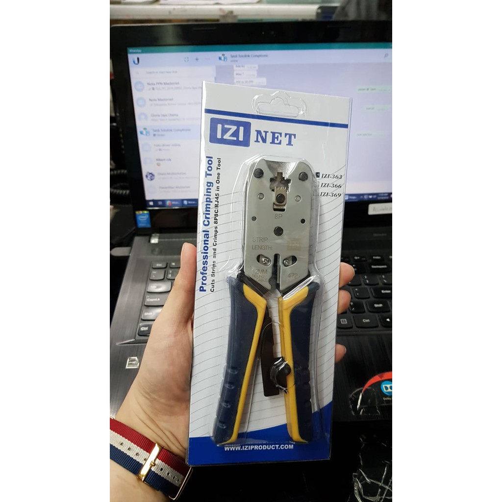 คีมย้ําแพ็คเกจ RJ45*