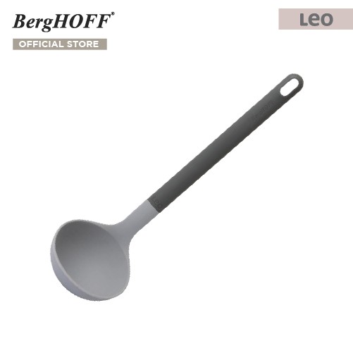 BergHOFF ทัพพีสำหรับเสิร์ฟซิลิโคนและไนล่อน รุ่น Leo ทนทาน 31.5 ซม.สีเทา 3950102