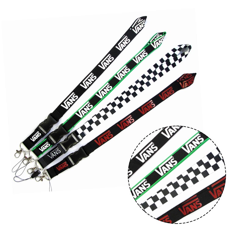 สายคล้องคอ พิมพ์ลายโลโก้ V_Ans 4 สี สำหรับห้อยโทรศัพท์มือถือและกล้อง