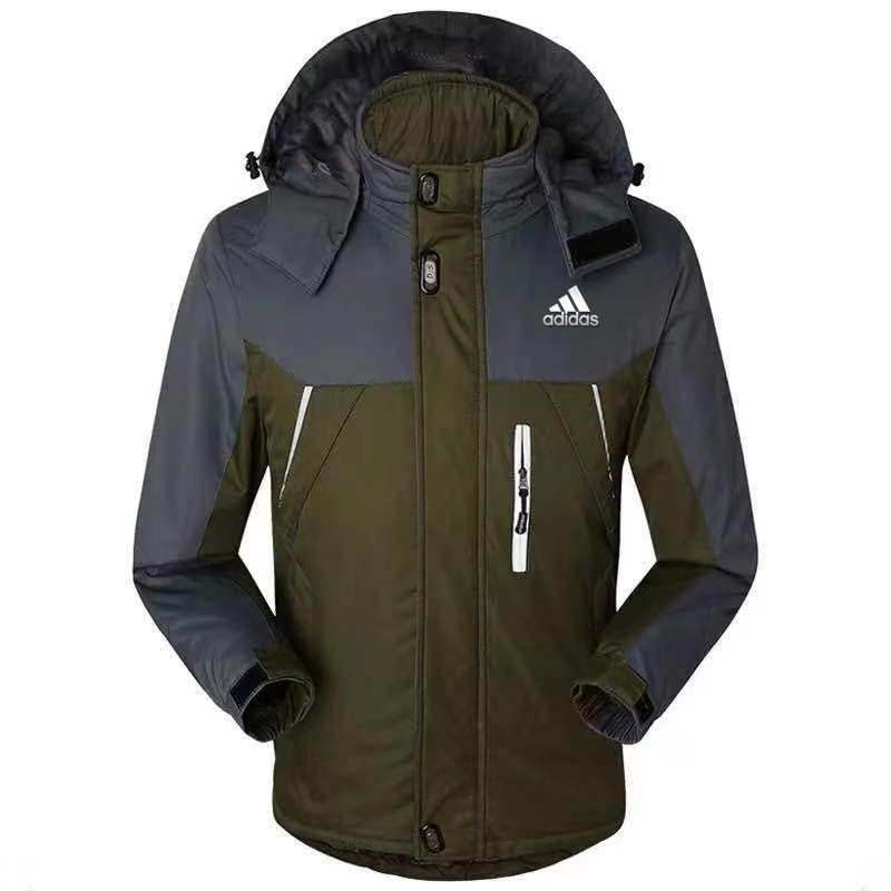 ◕Adidas ！Ready Stock ! Man's Colthes Loose Coat 2019 Winter New Style Tide Brand Plus Velvet #0