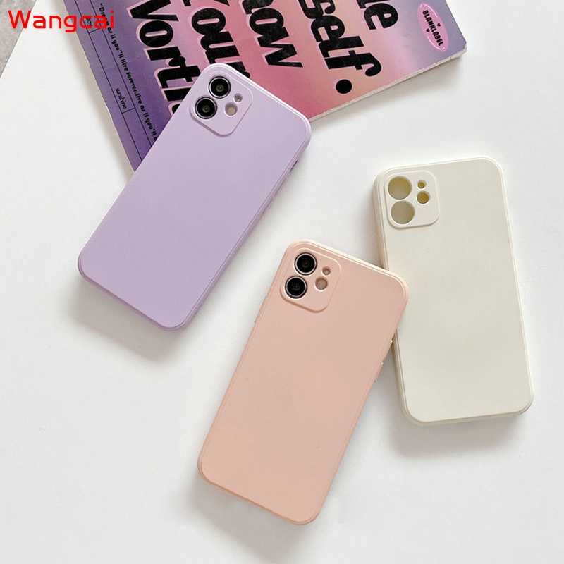 Huawei P50 P40 P30 P20 Pro Mate 40 30 Pro Phone Case Pink Purple Candy Plain Matte Fresh Simple Cute Colorful Soft Silicone TPU Casing Case Cover