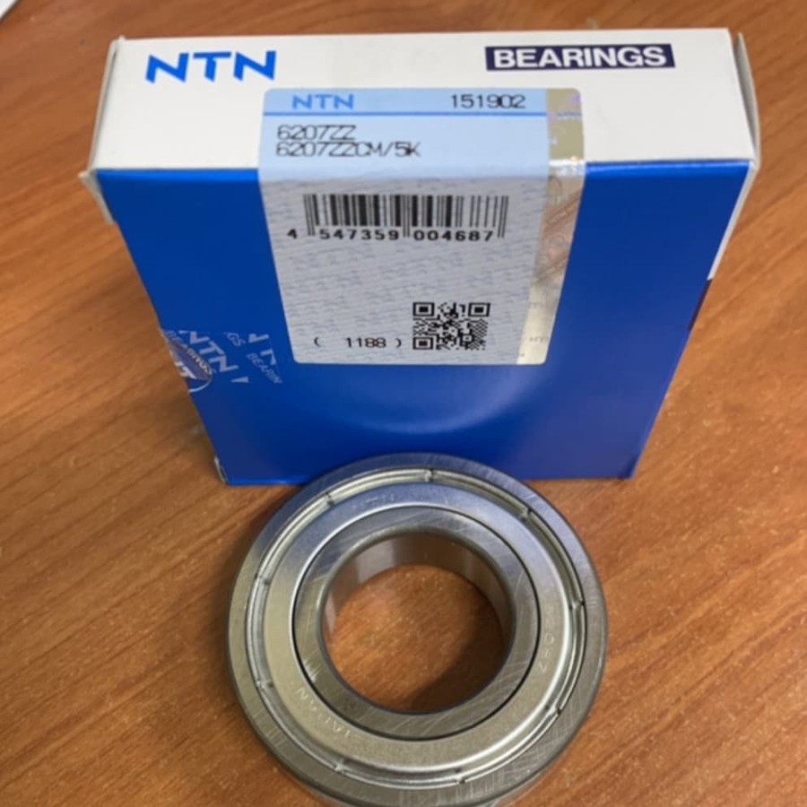 BEARING 6207 ZZ NTN BRAND ORIGINAL JAPAN 6207ZZ
