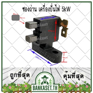 ถ่าน ซองถ่าน แปรงถ่าน เครื่องปั่นไฟ 5kW (อย่างดี) อะไหล่เครื่องปั่นไฟ [ส่งตรงจากไทย]