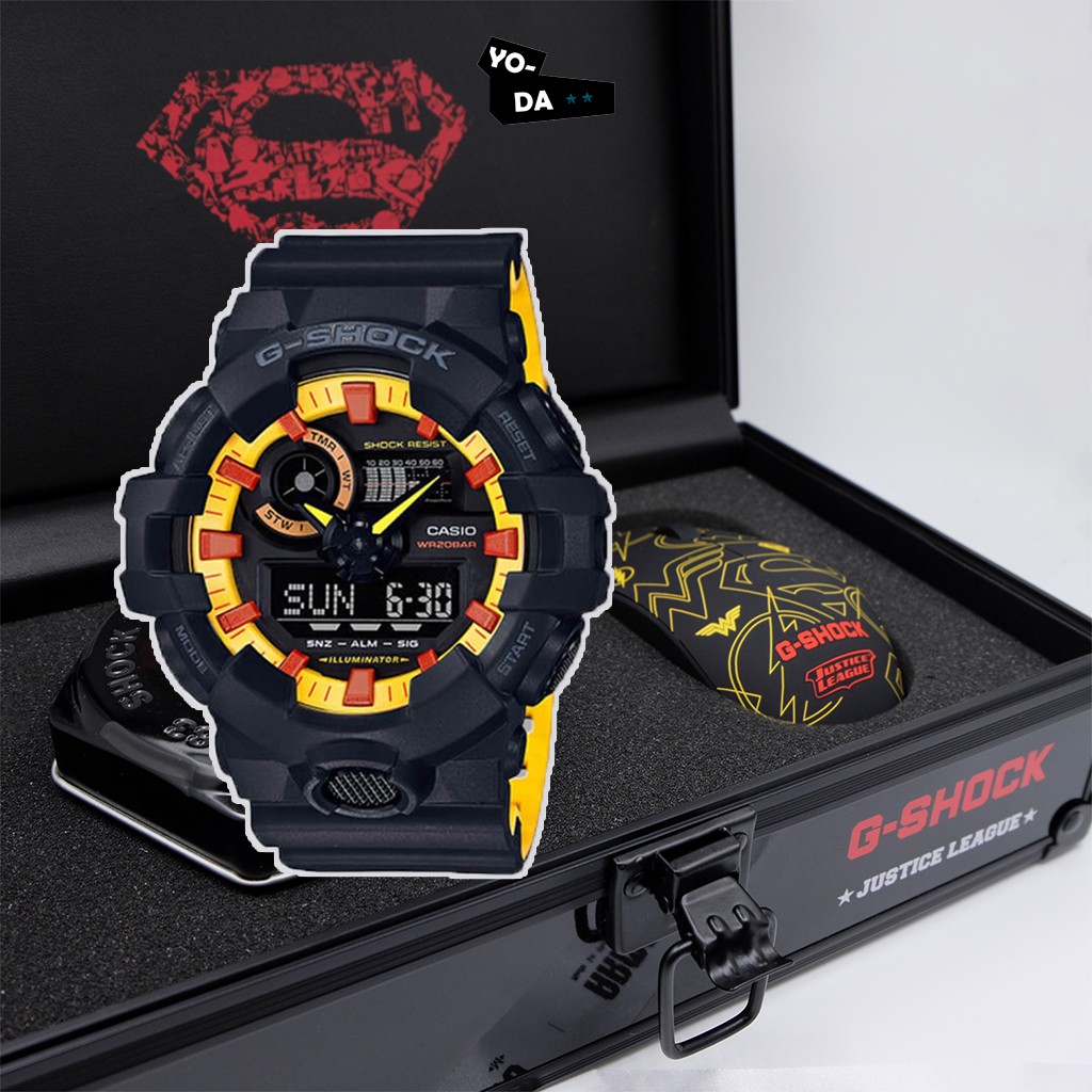 นาฬิกาข้อมือ Casio G-Shock รุ่น G-Shock x Justice League Limited Superman GA-700BY-1APRDC