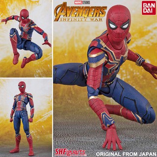 งานแท้ Original ฟิกม่า Bandai Avengers Spiderman อเวนเจอร์ส มหาสงครามล้างจักรวาล Iron Spider man ไอรอน สไปเดอร์ แมน