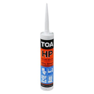 SILICONE SEALANT TOA HP 280ML GRAY ยาแนวรอยต่อ TOA HP 280 มล. สีเทา วัสดุประสานและอุดรอยรั่ว เคมีภัณฑ์ก่อสร้าง วัสดุก่อส