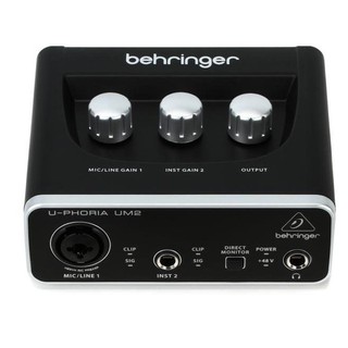 BEHRINGER UM-2 , audio interface ออดิโอ อินเตอร์เฟส 2 input , 2 output ออดิโออินเตอร์เฟส UM2 interface BEHRINGER UM 2