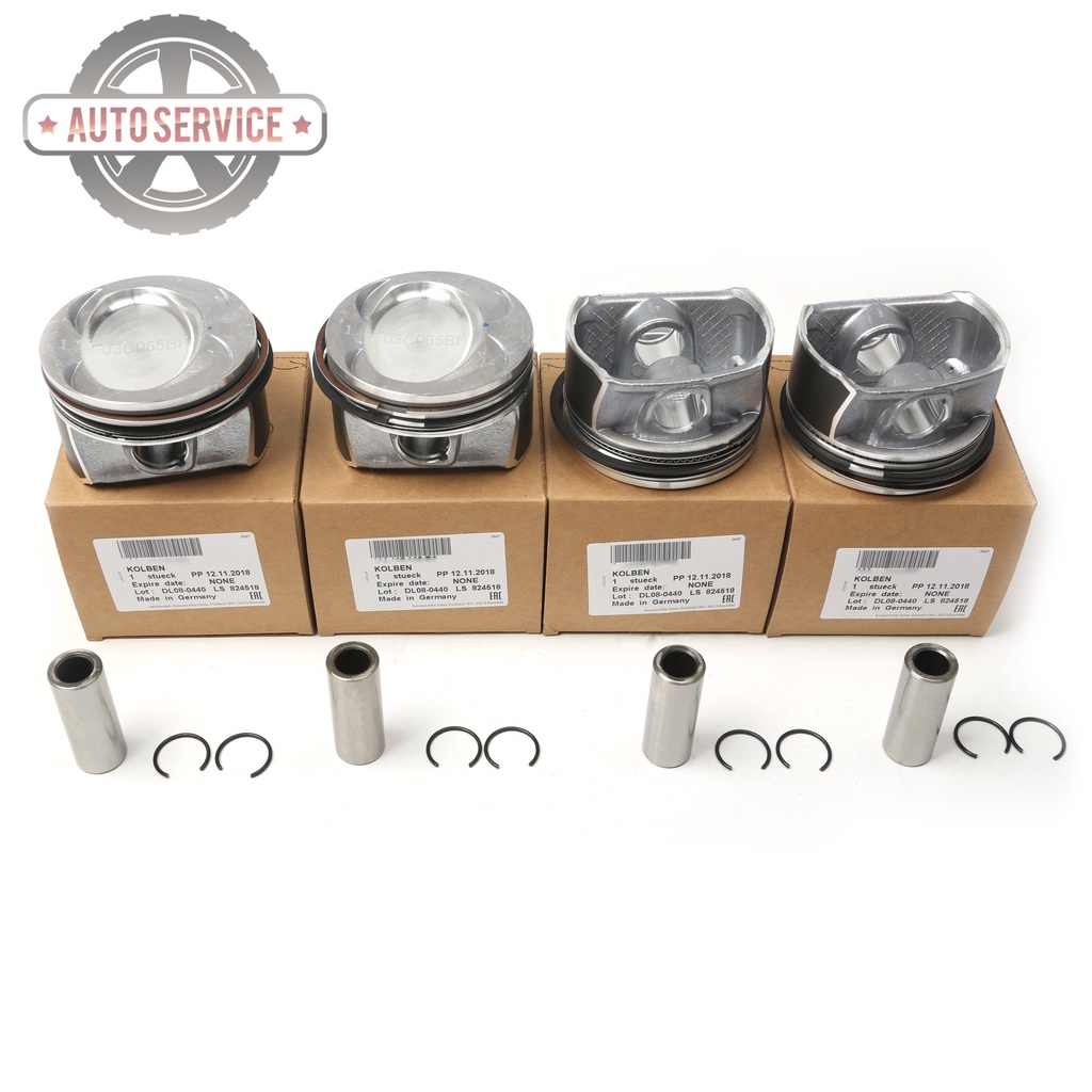 NEW 03C 107 065 BF 1.4T Twin Turbocharger Piston & Rings For Audi A1 VW Golf Jetta MK5 6 Tiguan Beet