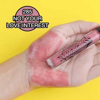 Beauty-Siam แท้ทั้งร้าน !! ลิปกลอสขนาดจริง MAC POWERGLASS PLUMPING LIP GLOSS 2.8 ML. สี 285 NOT YOUR LOVE INTEREST