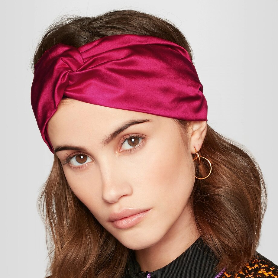 New Luxury Women Knotted Headband Twist Turban Solid Color Cross Knot