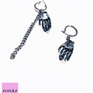 ต่างหูห่วง จี้รูปมือ งานdiy มีน้ำหนัก