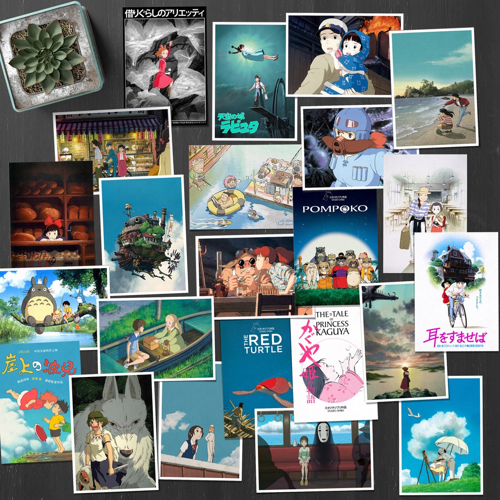 MINI POSTER STUDIO GHIBLI MOVIE (23 ชิ้น)