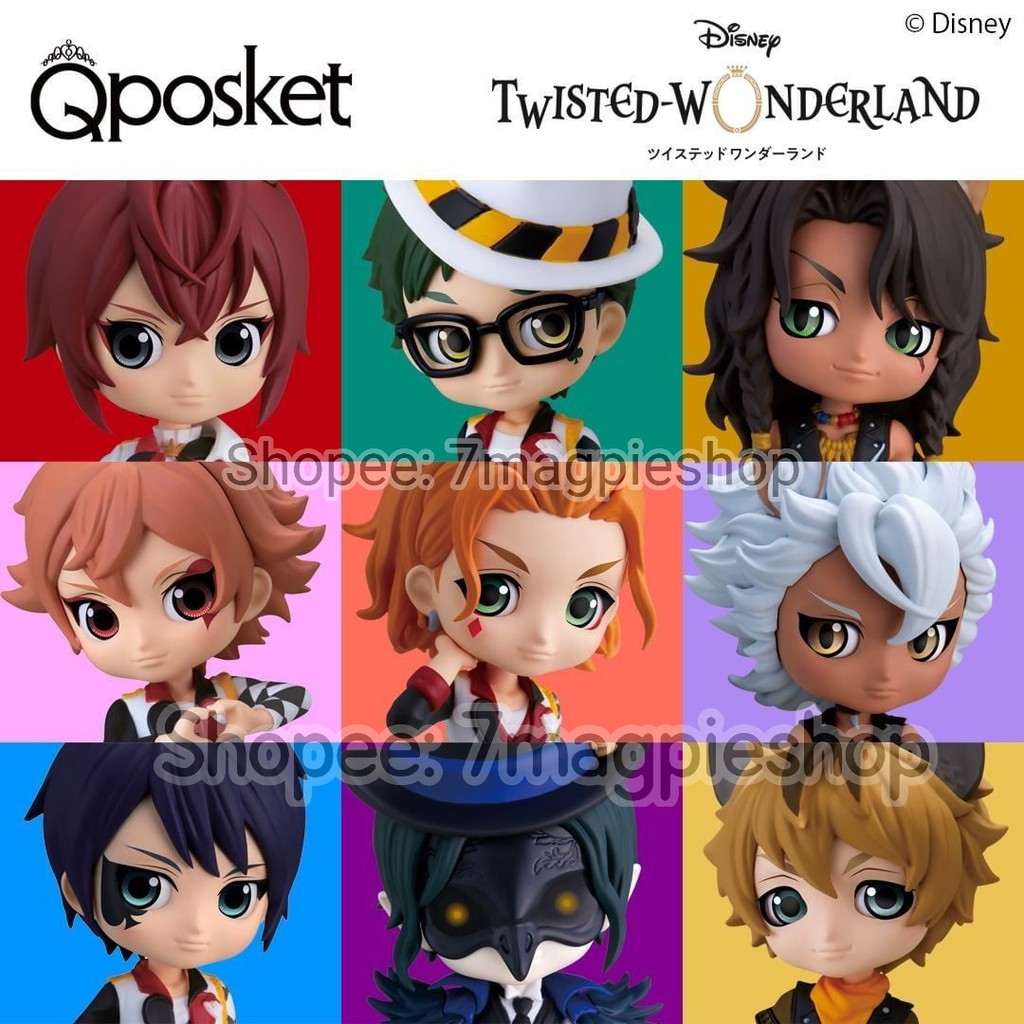 Lot Q Posket Petit Vol 3 เข าแล วค ะ ของแท Disney Twisted Wonderland Vol 1 2 3 Shopee Thailand