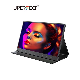 【NEW】UPERFECT Small computer monitor 15.6 FHD external monitor for laptop  1080P Display  with HDMI Type C, Vesa hole