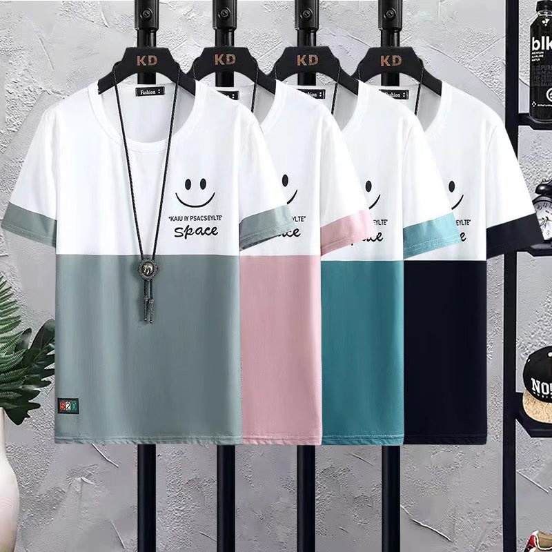 เสื้อยืดเกาหลีไซส์ใหญ่ ทรงหลวม สไตล์สตรีท แขนสั้นคอกลม เสื้อยืดลายการ์ตูนไซส์ใหญ่ oversize เนื้อผ้านุ่มใส่สบาย