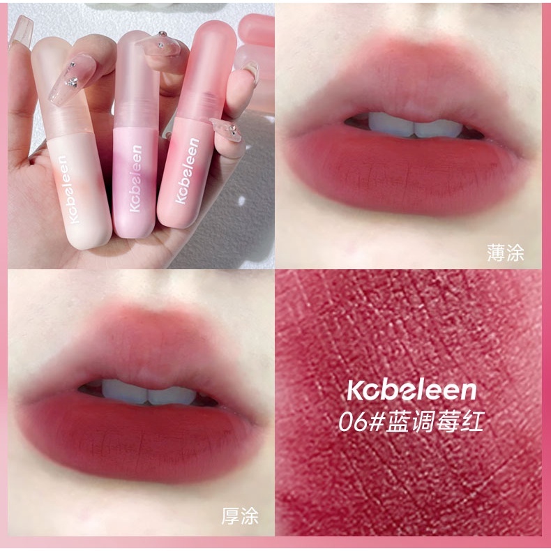 ลิปแมท กำมะหยี่ ลิปสติก แบบจุ่ม เนื้อเบาเกลี่ยง่าย ติดทนนาน กันน้ำ ไม่หลุด สีสวย 6 เฉดสี C153