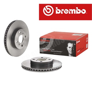 จานเบรค BREMBO TOYOTA VIOS [โตโยต้า วีออส] ปี 09-12 เครื่อง 1.5 E / G (ล้อหลังเป็นดรัมเบรค) (ขายแยก 1 ใบ)